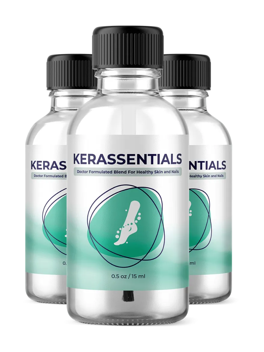 2 bottles of kerassentials - Perfect nails and skin, with the bad smell and itching completely gone forever!