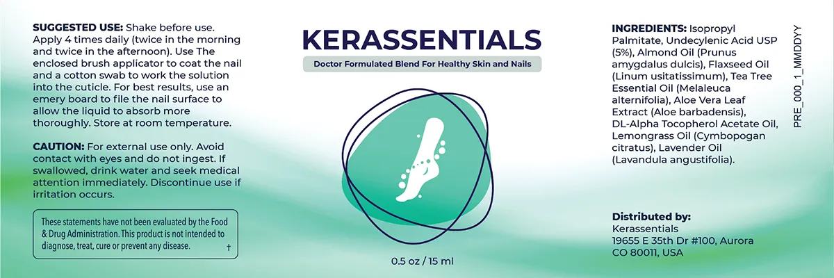 List of ingrediant of our formula. Karassentials is a unique blend that fungus has never been exposed to, killing it off for good and getting rid of any spores that might remain behind.